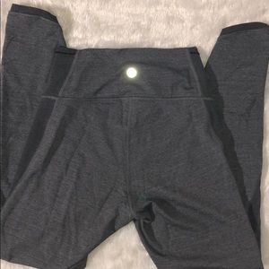 Size 6 Lululemon heather grey leggings - Perfect!!